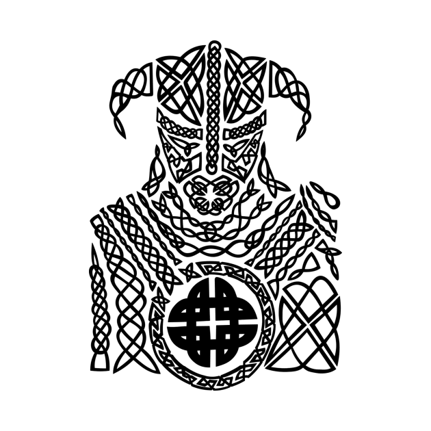 Ancient Celtic Knot Viking Warrior by AgemaApparel