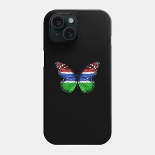 Gambian Flag  Butterfly - Gift for Gambian From Gambia Phone Case