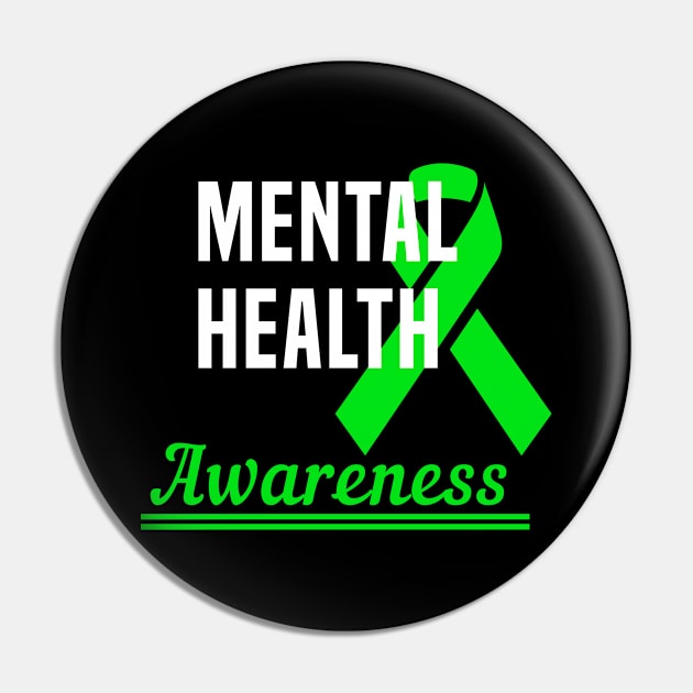 Mental Health Awareness Pin by Color Fluffy