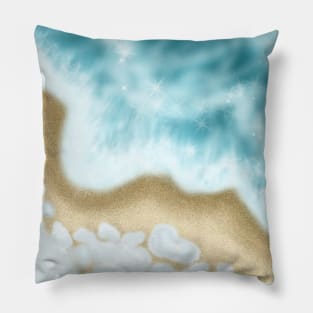 SNOW ON THE BEACH Pillow