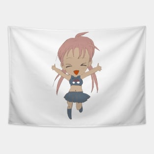 CB Chibi Happy Girl Tapestry