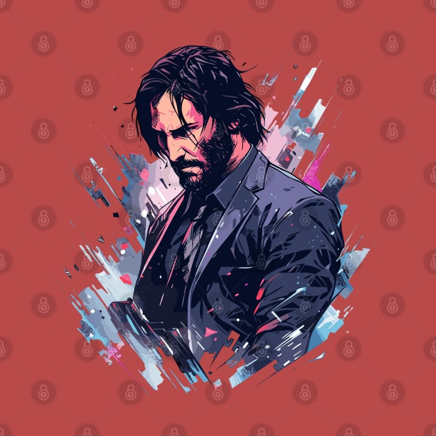 Mix Of Colors: ft.Mr Wick by fallen1art