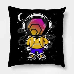 Hiphop Astronaut HEX Coin To The Moon Crypto Token Cryptocurrency Wallet Birthday Gift For Men Women Kids Pillow
