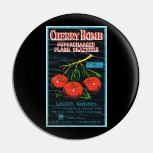 VINTAGE FIRECRACKER CHERRY BOMB Pin