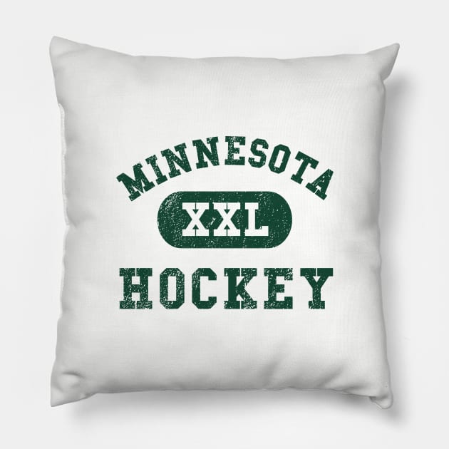 Minnesota Hockey V Pillow by sportlocalshirts