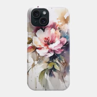 Watercolor flowers Phone Case