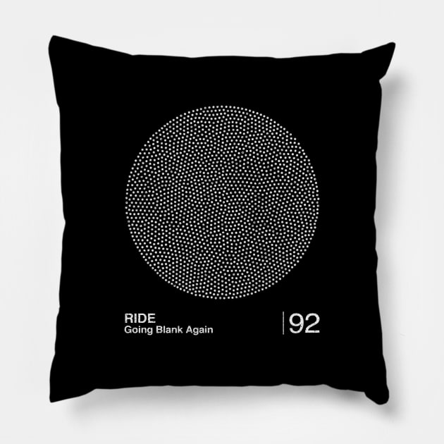 Ride / Minimalist Graphic Artwork Design Pillow by saudade