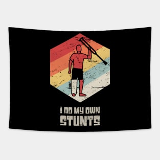 Stunts - Get Well Gift Fractured Broken Knee Cap Tapestry