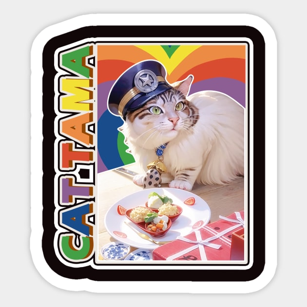 Tama Super Station Master - Popular Cat Webmaster - Sticker | TeePublic