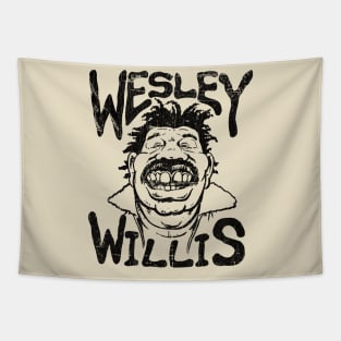 Retro Wesley Willis Tapestry