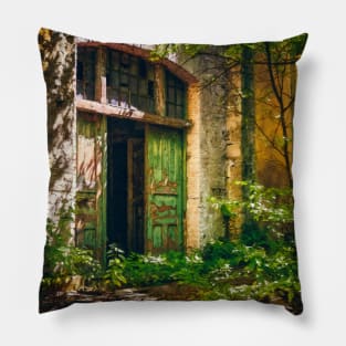 Forgotten Entrance Pillow