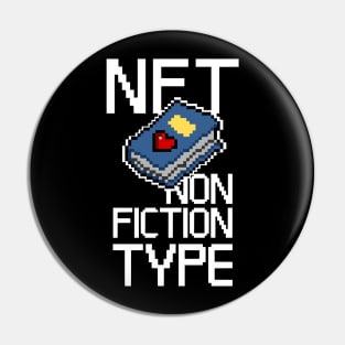 NFT - Non Fiction Type Pin