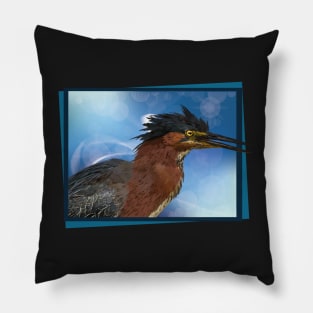 Reddish Egret Pillow