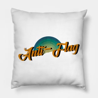 vintage retro Anti-Flag Pillow