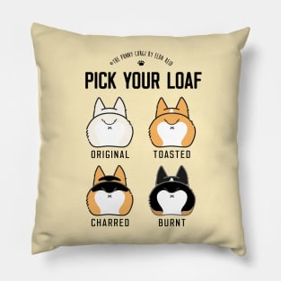 Pick your corgi loaf vertical Pillow