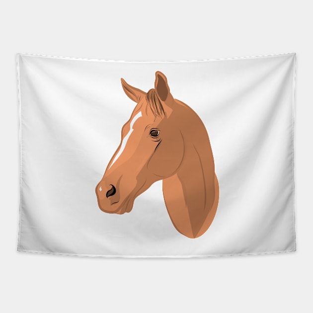 Chestnut Thoroughbred - Niner Tapestry by AliScarletAdams