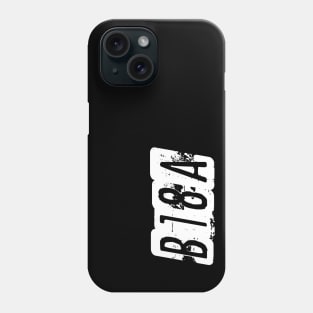 B18A (Black) Phone Case