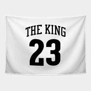 lebron james 23 the king Tapestry