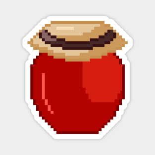 Pixel Art Jam Magnet