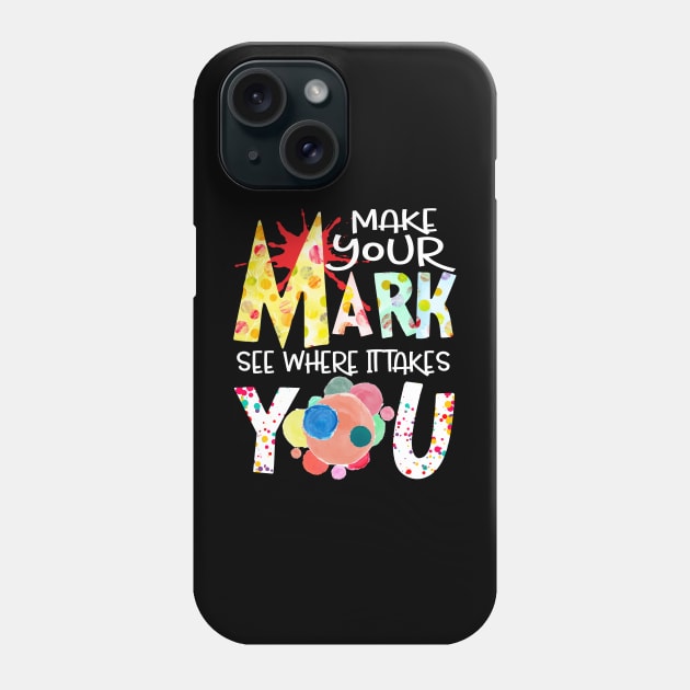 Dot Day 2021 Make Your Mark See Where It Takes You Dot Phone Case by springins