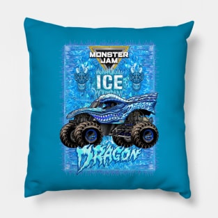 The Blue Ice Dragon Pillow