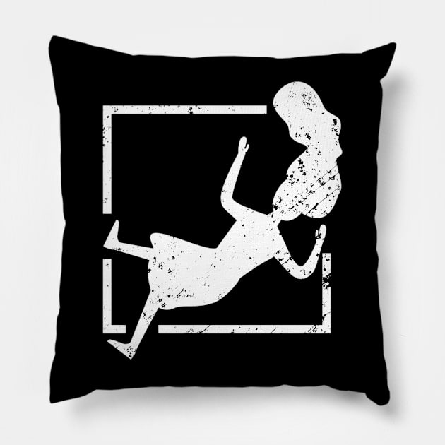 Distressed Wonderland TIME Coin Crypto Defi Frog Nation Cryptocurrency Pillow by BitcoinSweatshirts