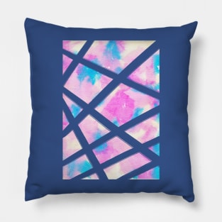 Pastel shards Pillow