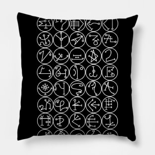 Psyclopean - Necronomicon - Book of Fifty Names Pillow