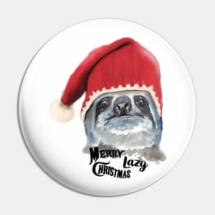 Merry lazy Christmas Pin