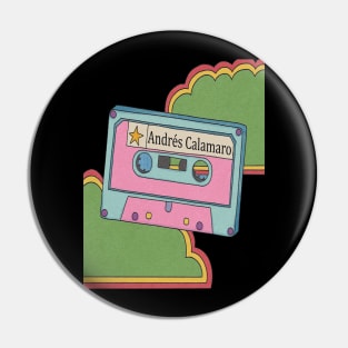 vintage  cassette tape andres calamaro Pin