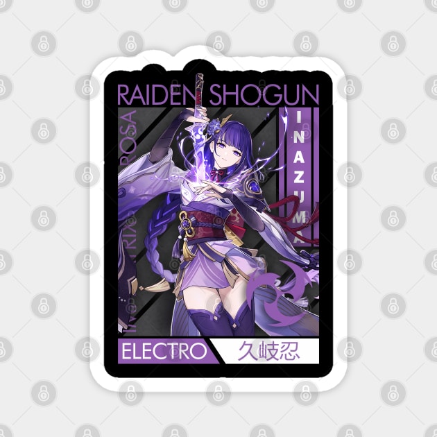 Raiden Shogun Magnet by Nifty Store