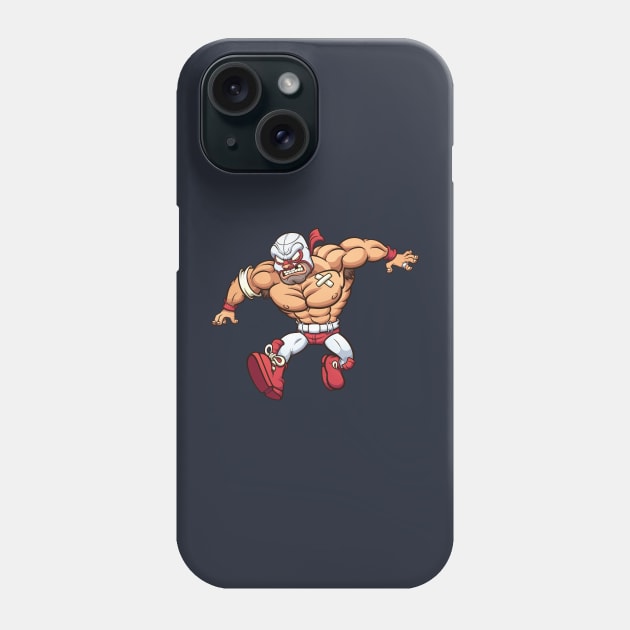 Mexican Wrestler Phone Case by memoangeles