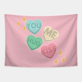 You-Me-Hug-Kiss Tapestry