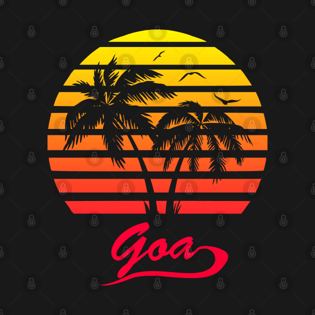 Goa 80s Sunset by Nerd_art