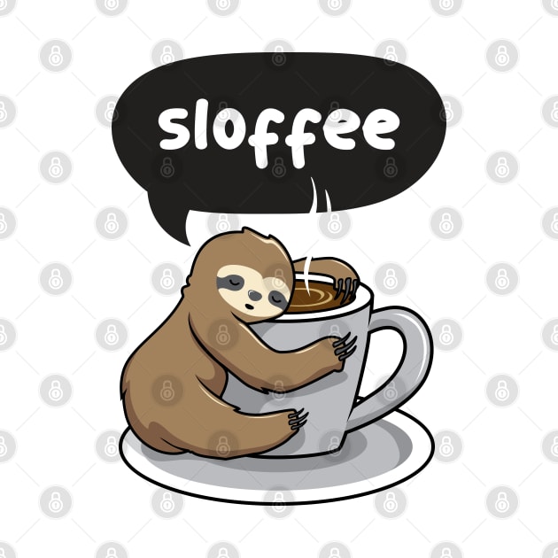 Sloffee Coffee Sloth by Mako Design 