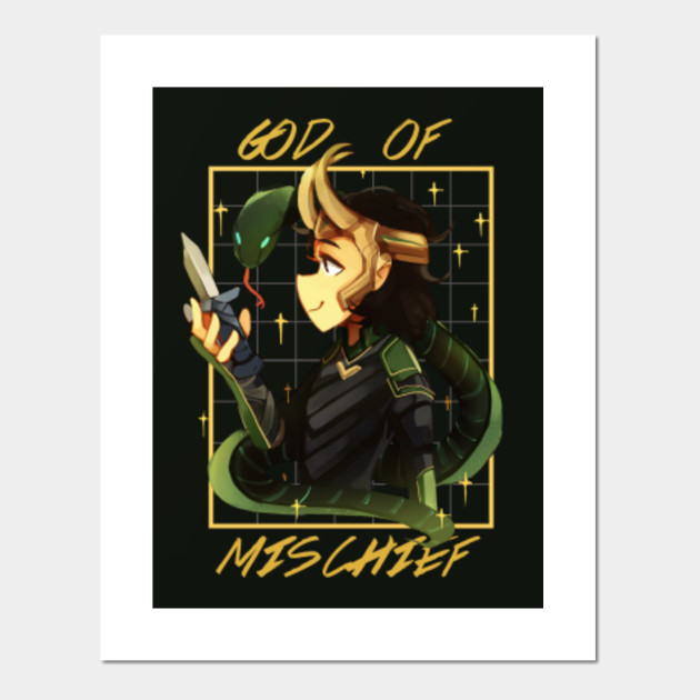 God Of Mischief Loki Posters And Art Prints Teepublic