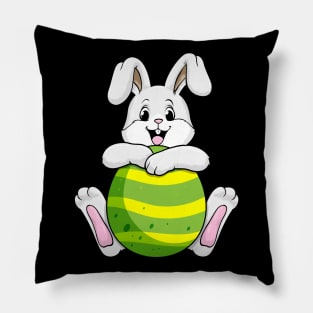 Bunny with long Ears and Egg Pillow