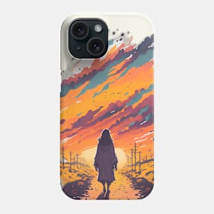 escape at sunset Phone Case