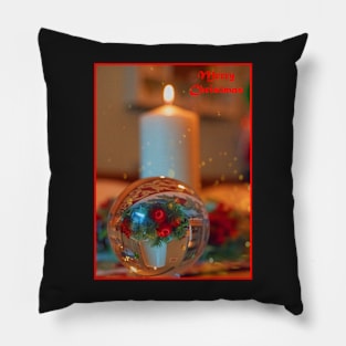 Christmas Lens Ball Pillow