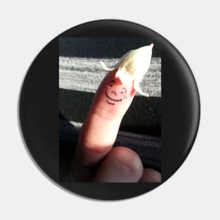 Smiley Finger Pin