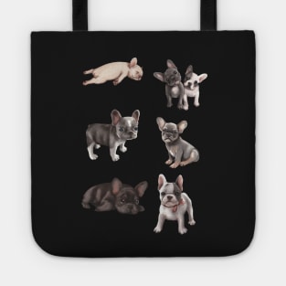 Frenchie puppies Tote