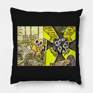 Against Nuclear Power No. 3 Pillow