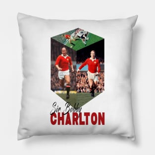 Sir Bobby Charlton Legend Pillow