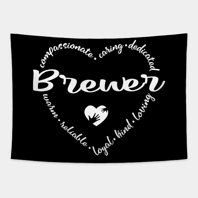 Brewer Heart Tapestry by HeroGifts