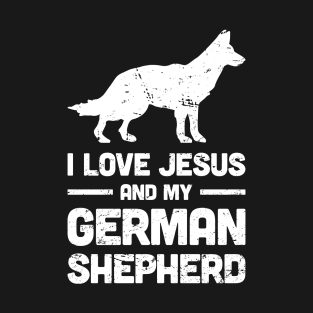 German Shepherd - Funny Jesus Christian Dog T-Shirt