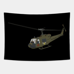 UH-1 - 1st Cavalry - Front Oblique  Vietnam Tapestry