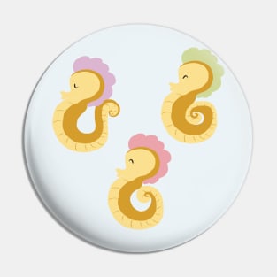 Seahorses Pin