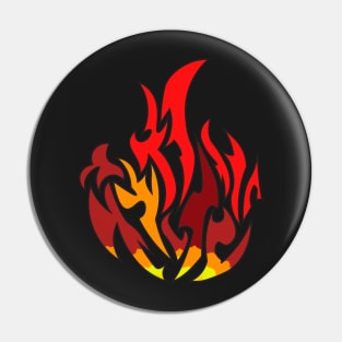 Dauntless flame divergent Pin