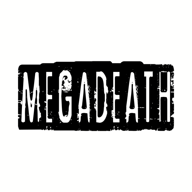 megadeath by Texts Art