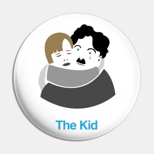 The Kid Charlie Chaplin Minimal Movie Fan Art 20s Cinema Pin